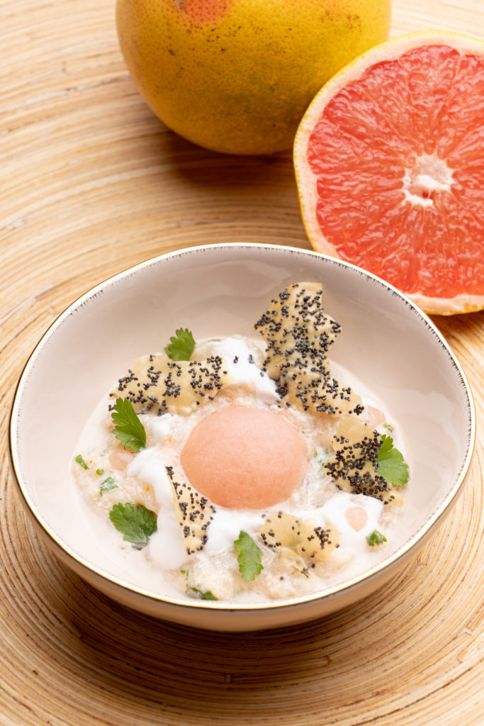 ceviche de pamplemousse